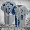 Grey NFL Indianapolis Colts Baseball Jersey Gift For Football Players Grey NFL Indianapolis Colts Baseball Jersey Gift For Football Players