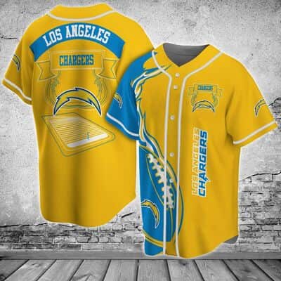 Basic NFL Los Angeles Chargers Baseball Jersey Flaming Ball Gift For Stepdad Basic NFL Los Angeles Chargers Baseball Jersey Flaming Ball Gift For Stepdad
