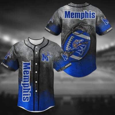 Awesome NFL Memphis Tigers Baseball Jersey Grenade Gift For Cool Dad Awesome NFL Memphis Tigers Baseball Jersey Grenade Gift For Cool Dad