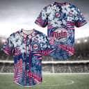 Aloha MLB Minnesota Twins Baseball Jersey Flowers And Leaves Gift For Baseball Coach Aloha MLB Minnesota Twins Baseball Jersey Flowers And Leaves Gift For Baseball Coach