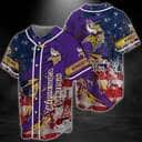 Retro NFL Minnesota Vikings Baseball Jersey US Flag Gift For Football Players Retro NFL Minnesota Vikings Baseball Jersey US Flag Gift For Football Players