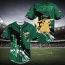 Green NFL New York Jets Baseball Jersey Cool Pikachu Gift For Boyfriend Green NFL New York Jets Baseball Jersey Cool Pikachu Gift For Boyfriend
