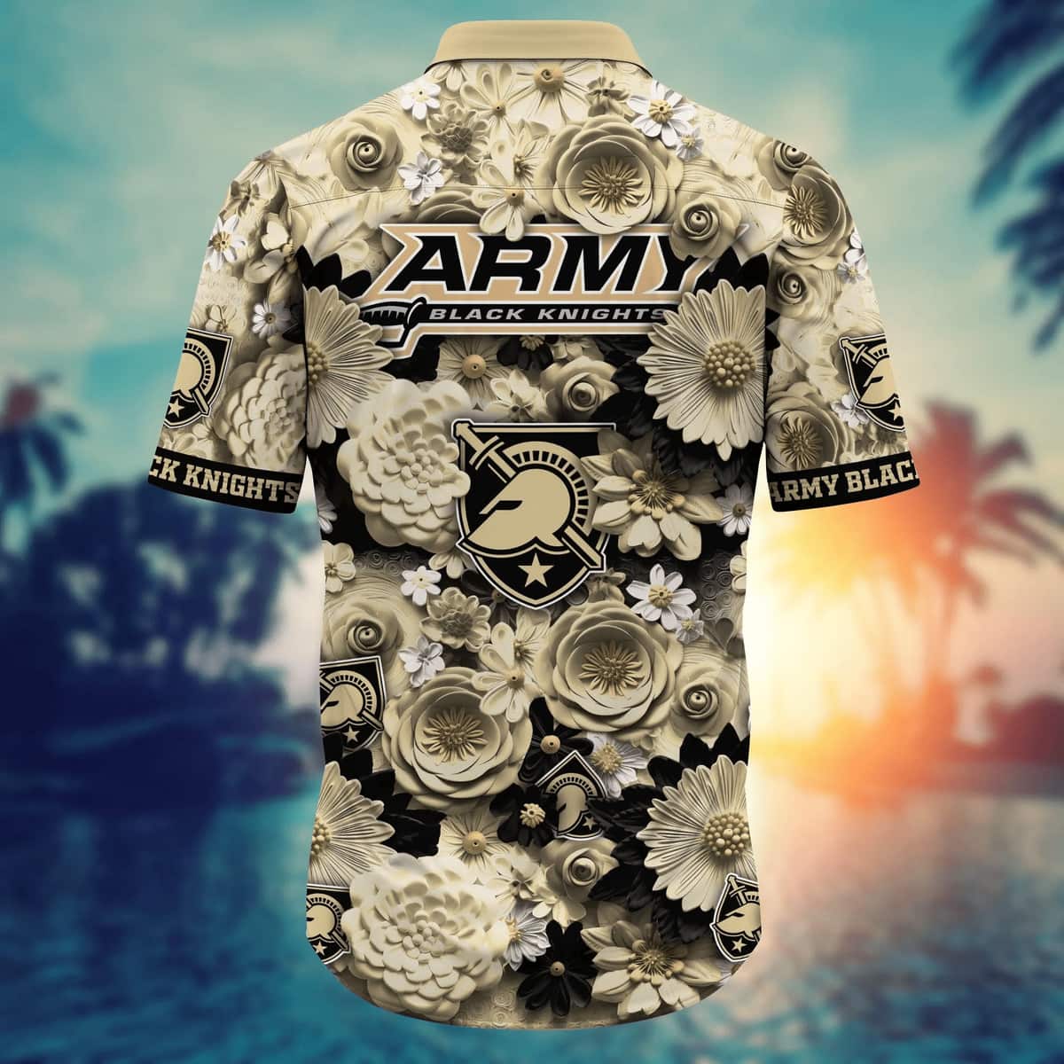 Stylish NCAA Army Black Knights Hawaiian Shirt Floral Aloha Beach Vacation Gift Stylish NCAA Army Black Knights Hawaiian Shirt Floral Aloha Beach Vacation Gift