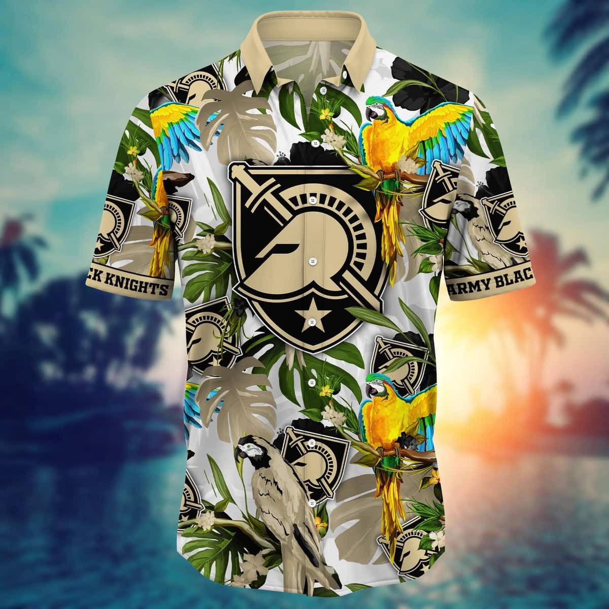 Tropical Aloha NCAA Army Black Knights Hawaiian Shirt Flora And Fauna Gift For Boyfriend Tropical Aloha NCAA Army Black Knights Hawaiian Shirt Flora And Fauna Gift For Boyfriend