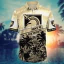Vintage Aloha NCAA Army Black Knights Hawaiian Shirt Palm Trees Summer Vacation Gift