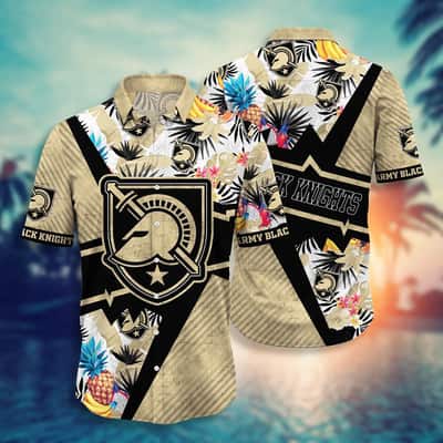 Cool Aloha Army Black Knights NCAA Hawaiian Shirt Beach Gift For Friend Cool Aloha Army Black Knights NCAA Hawaiian Shirt Beach Gift For Friend