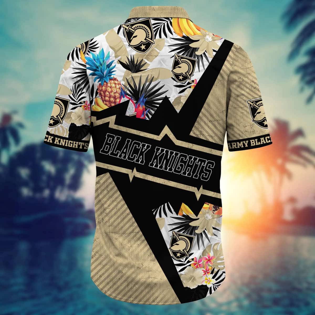 Cool Aloha Army Black Knights NCAA Hawaiian Shirt Beach Gift For Friend Cool Aloha Army Black Knights NCAA Hawaiian Shirt Beach Gift For Friend