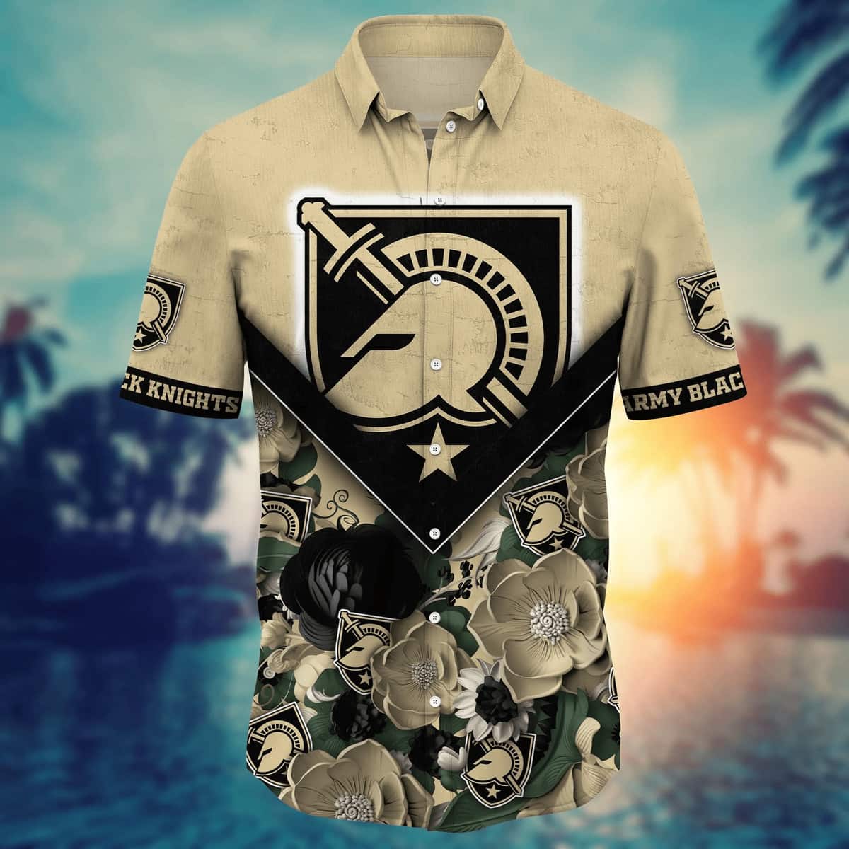 Stylish NCAA Army Black Knights Hawaiian Shirt Practical Beach Gift For Friends Stylish NCAA Army Black Knights Hawaiian Shirt Practical Beach Gift For Friends