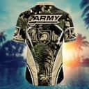 Stylish Army Black Knights NCAA Hawaiian Shirt Palm Leaves Gift For Great Dad