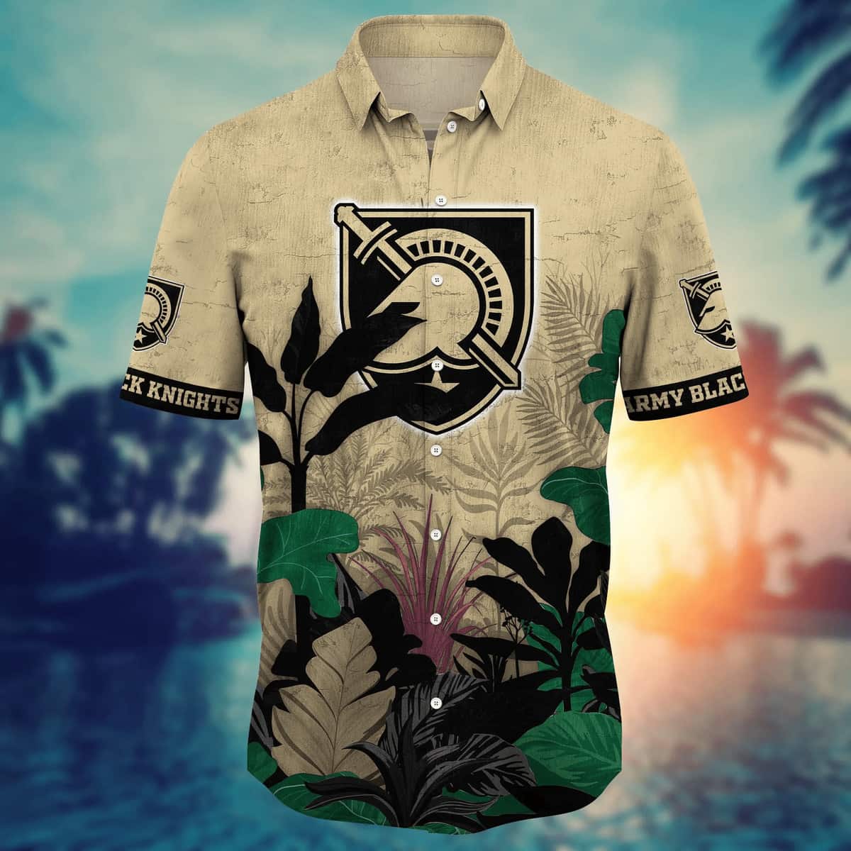Classic Aloha NCAA Army Black Knights Hawaiian Shirt Best Beach Gift For Dad Classic Aloha NCAA Army Black Knights Hawaiian Shirt Best Beach Gift For Dad