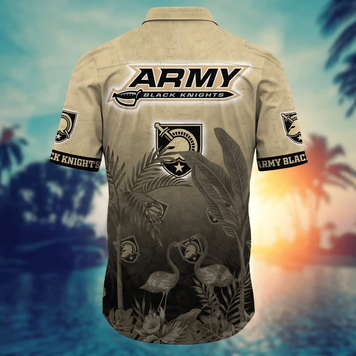Vintage Aloha NCAA Army Black Knights Hawaiian Shirt Gift For Beach Lovers Vintage Aloha NCAA Army Black Knights Hawaiian Shirt Gift For Beach Lovers