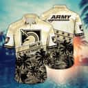 Vintage Aloha NCAA Army Black Knights Hawaiian Shirt Palm Trees Gift For Boyfriend