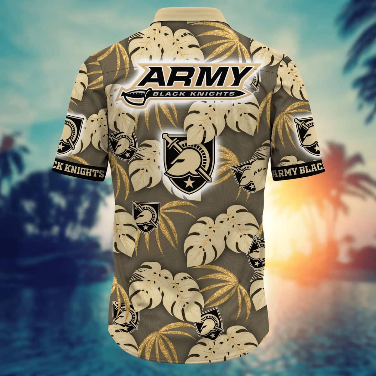 Classic NCAA Army Black Knights Hawaiian Shirt Palm Leaves Gift For Boyfriend Classic NCAA Army Black Knights Hawaiian Shirt Palm Leaves Gift For Boyfriend