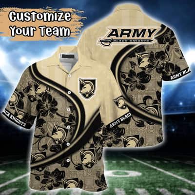 Custom NCAA Army Black Knights Hawaiian Shirt Floral Aloha Trendy Summer Gift Custom NCAA Army Black Knights Hawaiian Shirt Floral Aloha Trendy Summer Gift