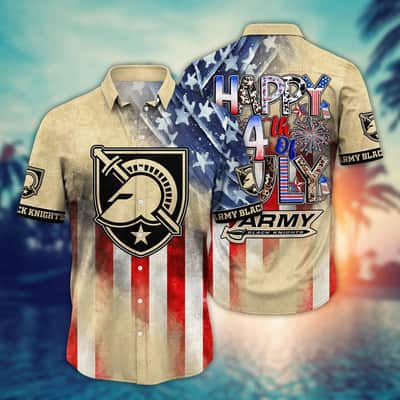 NCAA Army Black Knights Hawaiian Shirt Independence Day Happy 4th Of July Gift For Friends