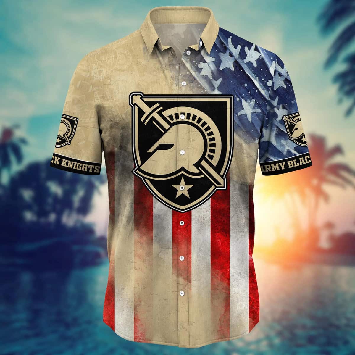 NCAA Army Black Knights Hawaiian Shirt Independence Day Happy 4th Of July Gift For Friends NCAA Army Black Knights Hawaiian Shirt Independence Day Happy 4th Of July Gift For Friends
