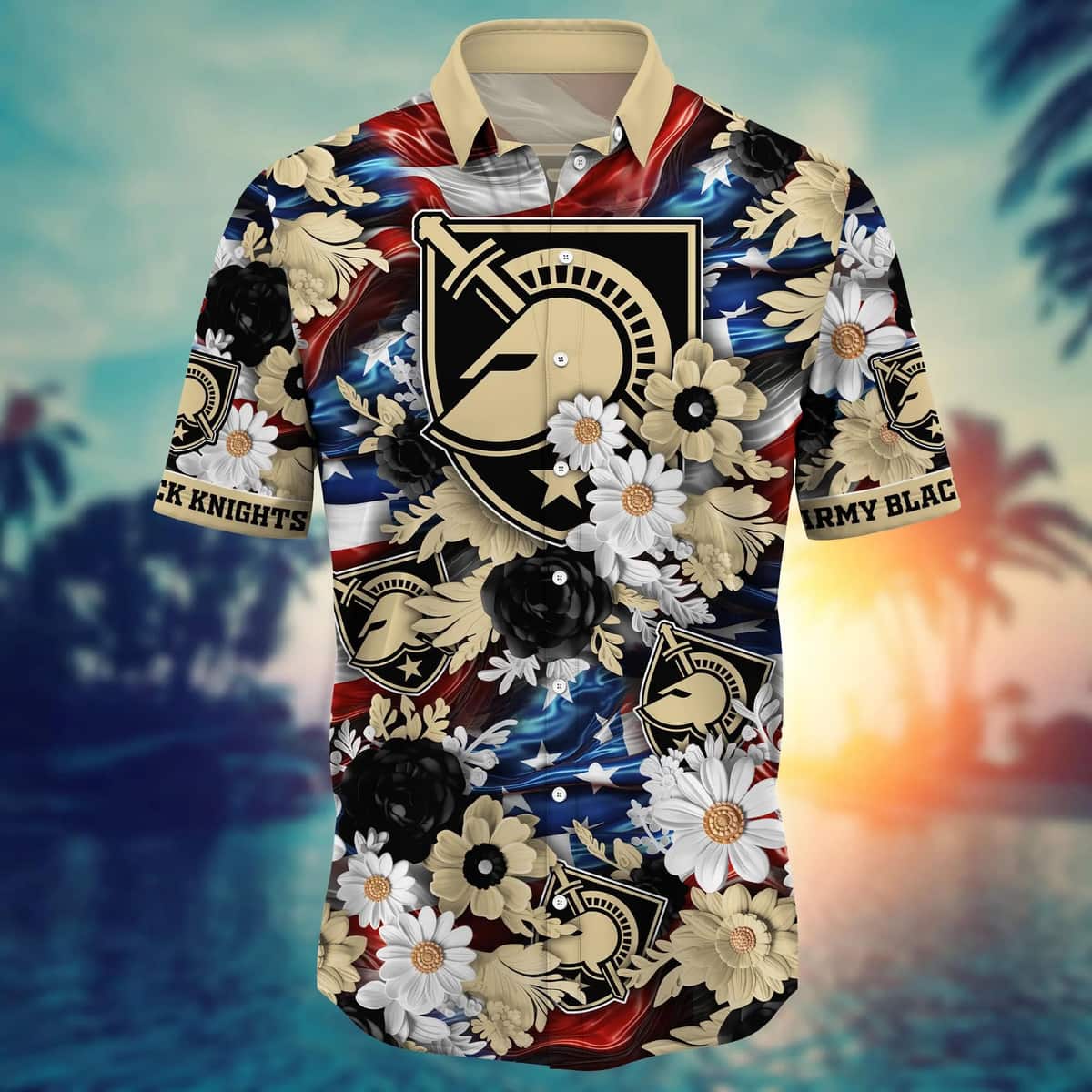 Cool NCAA Army Black Knights Hawaiian Shirt Independence Day Gift For Great Dad Cool NCAA Army Black Knights Hawaiian Shirt Independence Day Gift For Great Dad