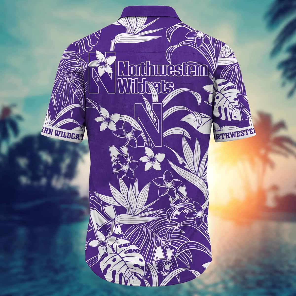 Aloha NCAA Northwestern Wildcats Hawaiian Shirt Tropical Flora Gift For Summer Lovers Aloha NCAA Northwestern Wildcats Hawaiian Shirt Tropical Flora Gift For Summer Lovers