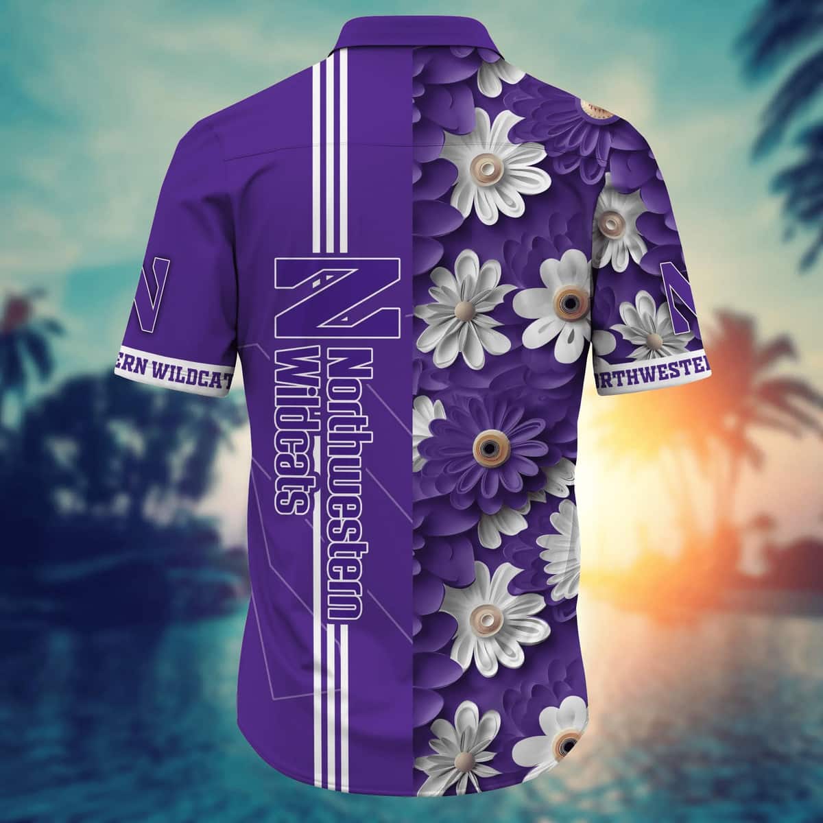 Classic Aloha NCAA Northwestern Wildcats Hawaiian Shirt Gift For Great Dad Classic Aloha NCAA Northwestern Wildcats Hawaiian Shirt Gift For Great Dad