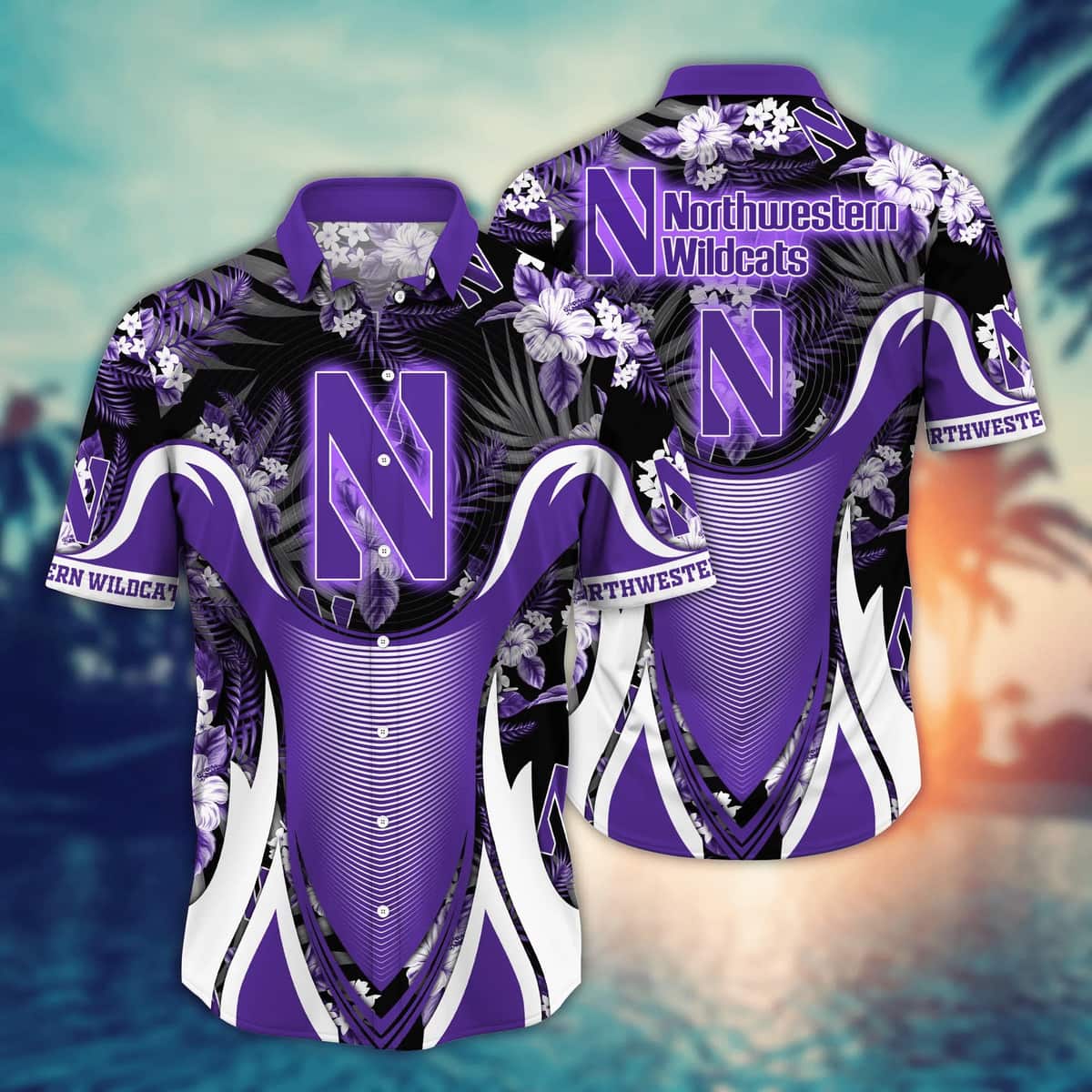 Cool Aloha Northwestern Wildcats NCAA Hawaiian Shirt Gift For Summer Holiday Cool Aloha Northwestern Wildcats NCAA Hawaiian Shirt Gift For Summer Holiday
