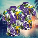 NCAA Northwestern Wildcats Hawaiian Shirt Aloha Flora And Fauna Gift For Family NCAA Northwestern Wildcats Hawaiian Shirt Aloha Flora And Fauna Gift For Family