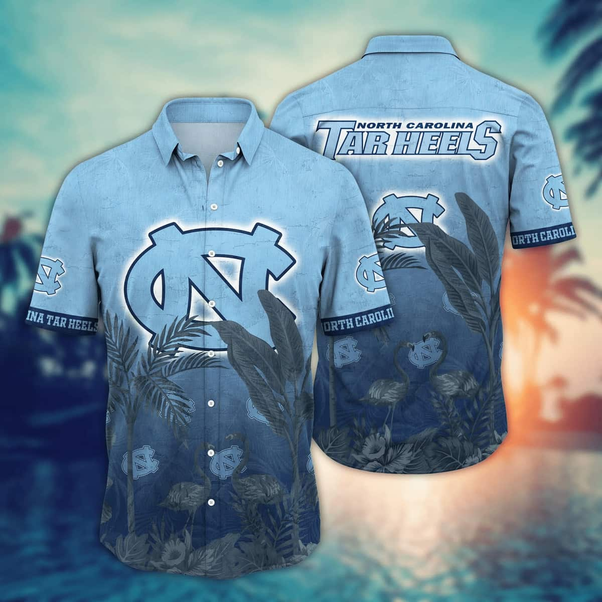 Cool Aloha North Carolina Tar Heels NCAA Hawaiian Shirt Best Gift For Beach Trip