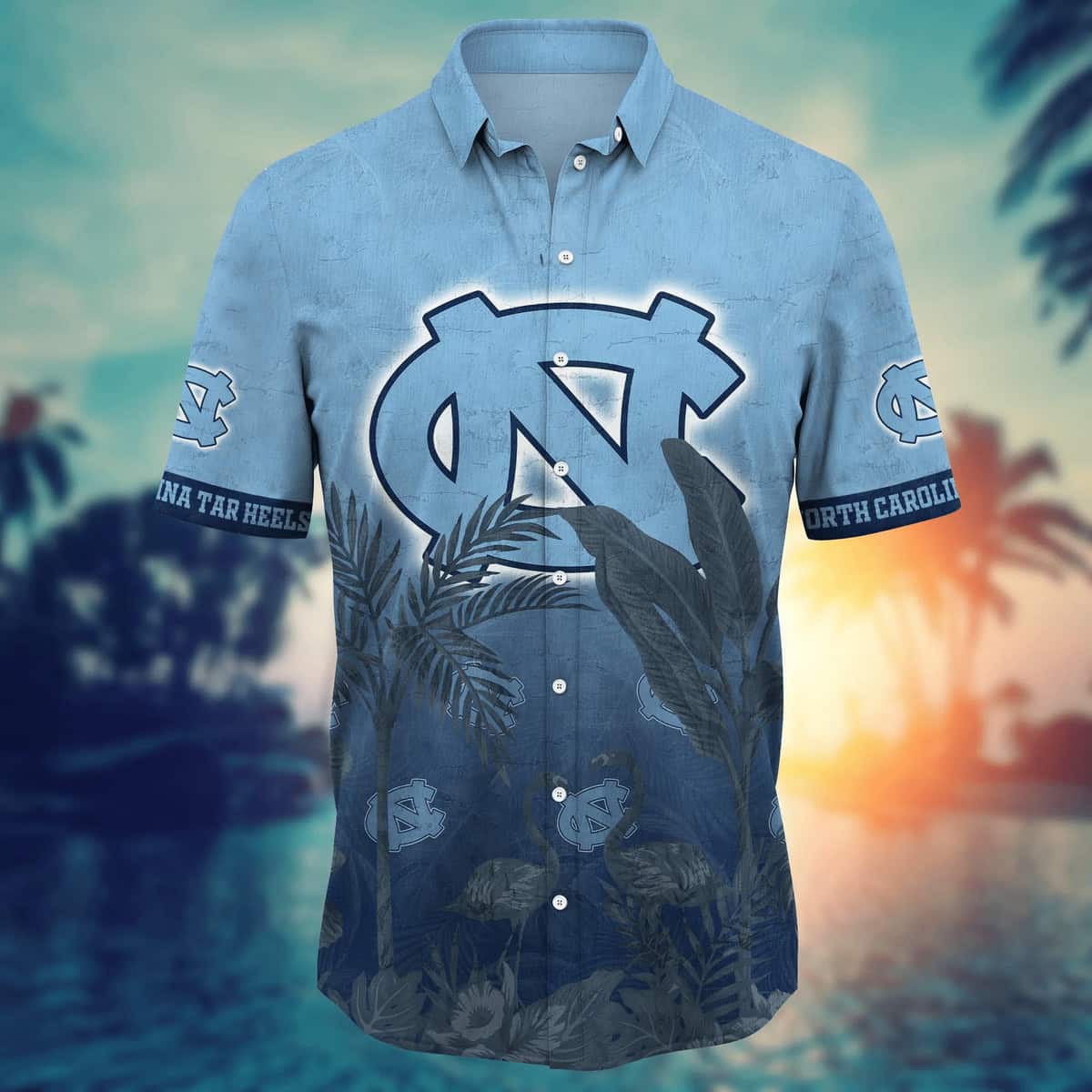 Cool Aloha North Carolina Tar Heels NCAA Hawaiian Shirt Best Gift For Beach Trip Cool Aloha North Carolina Tar Heels NCAA Hawaiian Shirt Best Gift For Beach Trip
