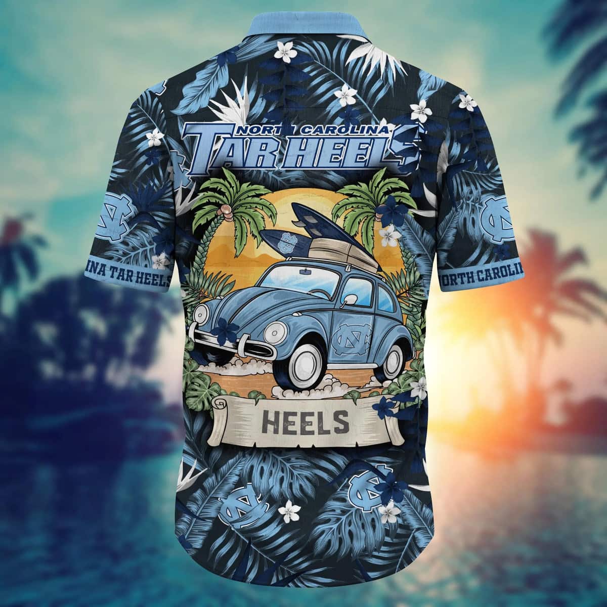 Summer Aloha NCAA North Carolina Tar Heels Hawaiian Shirt Gift For Cool Dad Summer Aloha NCAA North Carolina Tar Heels Hawaiian Shirt Gift For Cool Dad