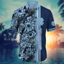 Stylish NCAA North Carolina Tar Heels Hawaiian Shirt Abstract Flower Gift For Son Stylish NCAA North Carolina Tar Heels Hawaiian Shirt Abstract Flower Gift For Son
