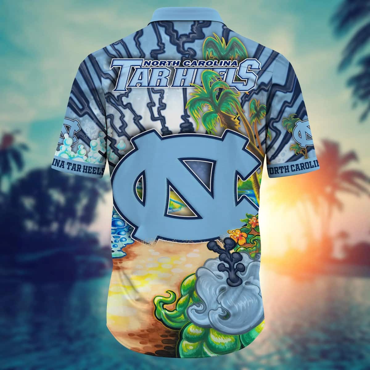 Stylish Aloha NCAA North Carolina Tar Heels Hawaiian Shirt Gift For Father-In-Law Stylish Aloha NCAA North Carolina Tar Heels Hawaiian Shirt Gift For Father-In-Law