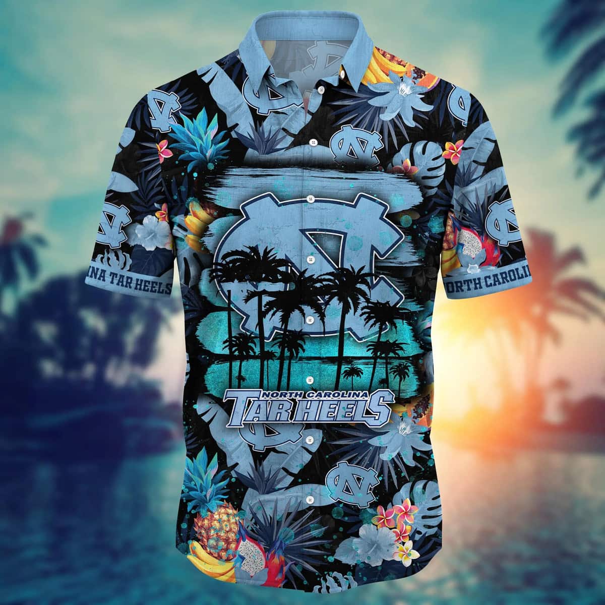 Colorful Aloha NCAA North Carolina Tar Heels Hawaiian Shirt Gift For Summer Lovers Colorful Aloha NCAA North Carolina Tar Heels Hawaiian Shirt Gift For Summer Lovers