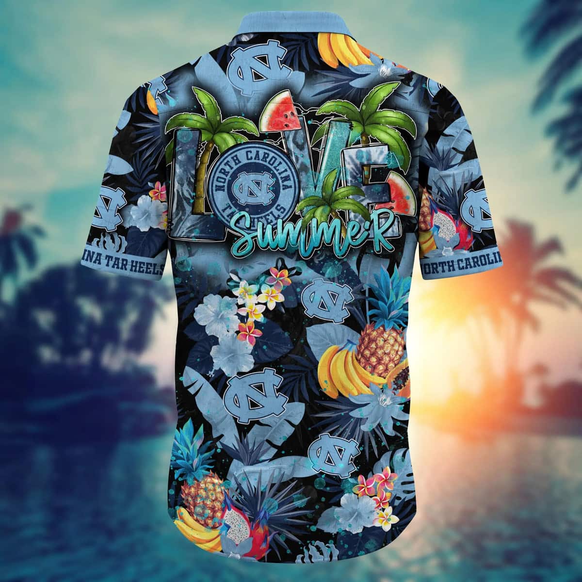 Colorful Aloha NCAA North Carolina Tar Heels Hawaiian Shirt Gift For Summer Lovers Colorful Aloha NCAA North Carolina Tar Heels Hawaiian Shirt Gift For Summer Lovers