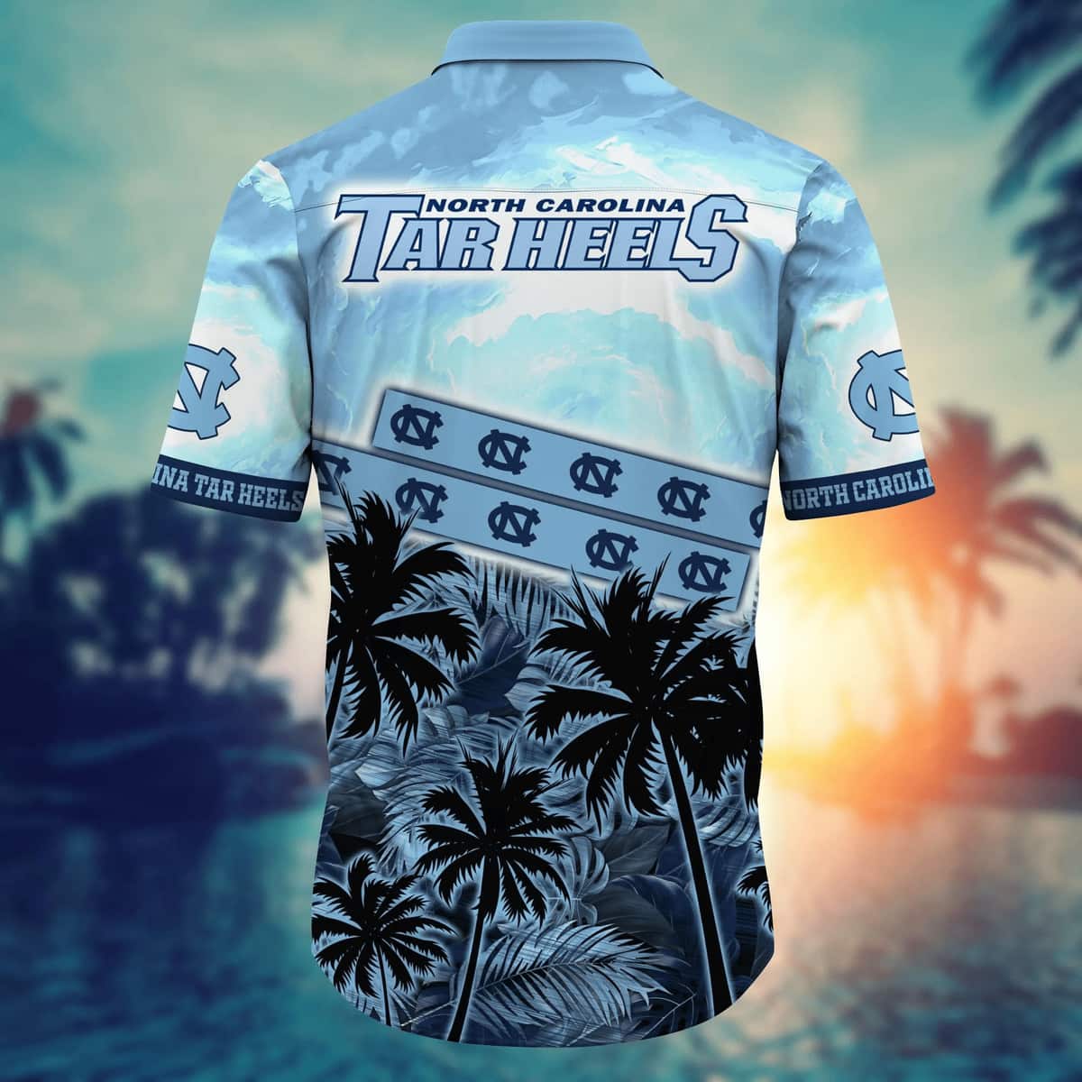 Vintage Aloha NCAA North Carolina Tar Heels Hawaiian Shirt Gift For Mom From Daughter Vintage Aloha NCAA North Carolina Tar Heels Hawaiian Shirt Gift For Mom From Daughter
