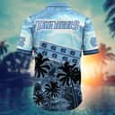 Vintage Aloha NCAA North Carolina Tar Heels Hawaiian Shirt Palm Forest Gift For Family