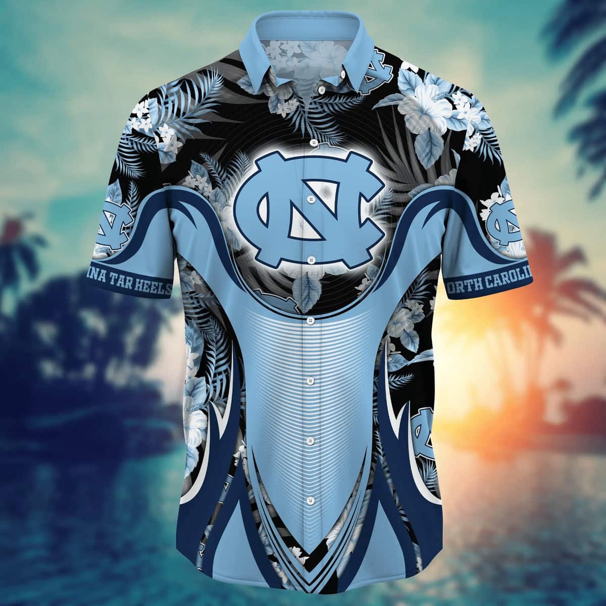 NCAA North Carolina Tar Heels Hawaiian Shirt Aloha Summer Gift For Best Friend NCAA North Carolina Tar Heels Hawaiian Shirt Aloha Summer Gift For Best Friend