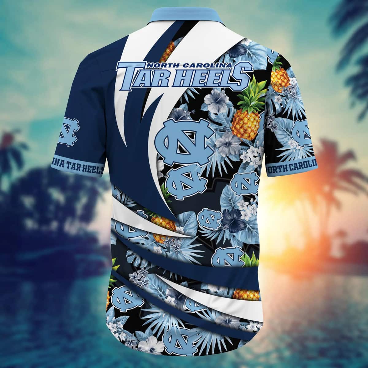 Summer Aloha NCAA North Carolina Tar Heels Hawaiian Shirt Gift For Great Dad Summer Aloha NCAA North Carolina Tar Heels Hawaiian Shirt Gift For Great Dad
