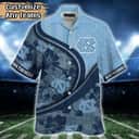 NCAA North Carolina Tar Heels Hawaiian Shirt Custom Name Cool Gift For Friend NCAA North Carolina Tar Heels Hawaiian Shirt Custom Name Cool Gift For Friend