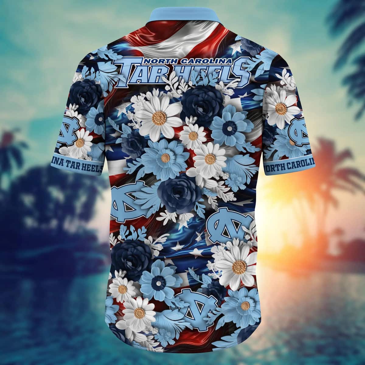 Awesome NCAA North Carolina Tar Heels Hawaiian Shirt Independence Day Beach Lovers Gifts Awesome NCAA North Carolina Tar Heels Hawaiian Shirt Independence Day Beach Lovers Gifts