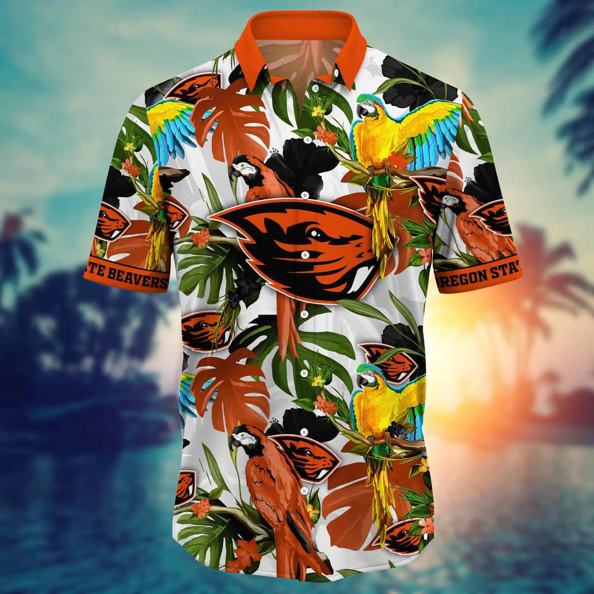 Colorful Aloha NCAA Oregon State Beavers Hawaiian Shirt Tropical Nature Gift For Friends Colorful Aloha NCAA Oregon State Beavers Hawaiian Shirt Tropical Nature Gift For Friends