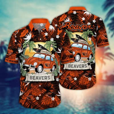 Cool NCAA Oregon State Beavers Hawaiian Shirt Palm Leaves Summer Gift Cool NCAA Oregon State Beavers Hawaiian Shirt Palm Leaves Summer Gift