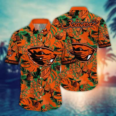 Colorful NCAA Oregon State Beavers Hawaiian Shirt Tropical Summer Gift For Best Friends