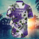 Basic NCAA Northwestern Wildcats Hawaiian Shirt Hibiscus Flowers Gift For Friends