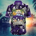 Trending NCAA Northwestern Wildcats Hawaiian Shirt Palm Leaves Gift For Family Trending NCAA Northwestern Wildcats Hawaiian Shirt Palm Leaves Gift For Family