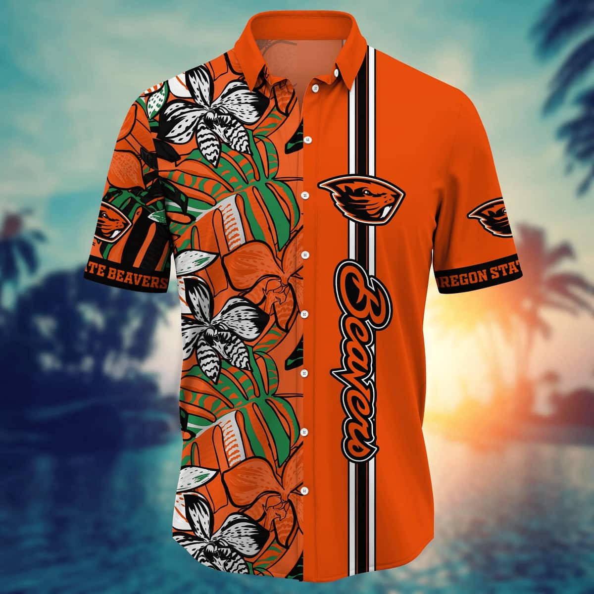 NCAA Oregon State Beavers Hawaiian Shirt Aloha Summer Gift For Beach Vacation NCAA Oregon State Beavers Hawaiian Shirt Aloha Summer Gift For Beach Vacation
