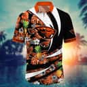 NCAA Oregon State Beavers Hawaiian Shirt Tropical Flora Gift For Dad NCAA Oregon State Beavers Hawaiian Shirt Tropical Flora Gift For Dad