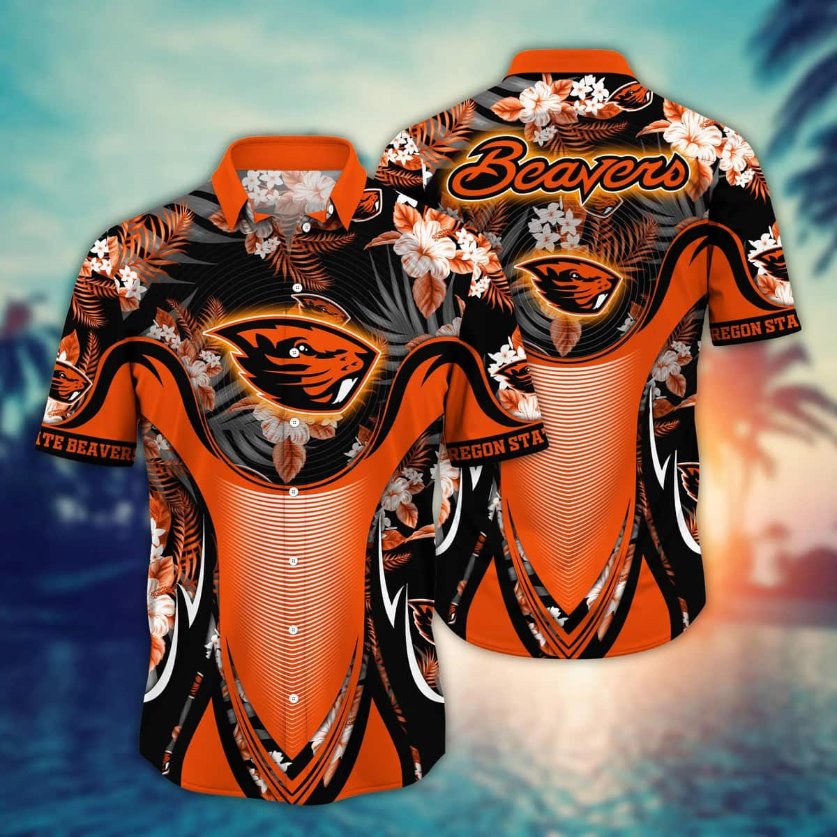 NCAA Oregon State Beavers Hawaiian Shirt Aloha Forest Beach Gift For Friends