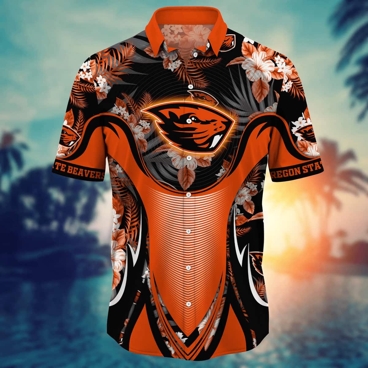 NCAA Oregon State Beavers Hawaiian Shirt Aloha Forest Beach Gift For Friends NCAA Oregon State Beavers Hawaiian Shirt Aloha Forest Beach Gift For Friends