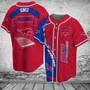 Basic NFL SMU Mustangs Baseball Jersey Gift For Sports Fans Basic NFL SMU Mustangs Baseball Jersey Gift For Sports Fans