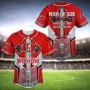 Red NFL Tampa Bay Buccaneers Baseball Jersey Man Of God Husband Dad Buccaneers Fan Gift For Him Red NFL Tampa Bay Buccaneers Baseball Jersey Man Of God Husband Dad Buccaneers Fan Gift For Him