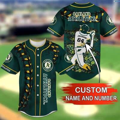 Custom MLB Oakland Athletics Baseball Jersey Gift For Father-In-Law Custom MLB Oakland Athletics Baseball Jersey Gift For Father-In-Law